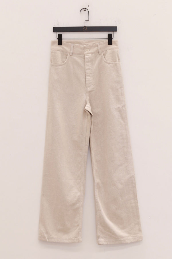 BASERANGE France Navarro trousers BAS-TRNA-DE-SU25-SAND (BROWN)